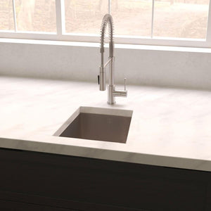 ZLINE 15" Undermount Single Bowl Bar Sink DuraSnow Stainless Steel, SUS-15S