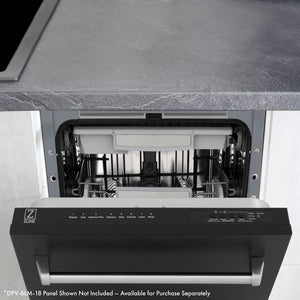ZLINE 18" Dishwasher in Custom Panel Ready, StainlessTub, DWV-18