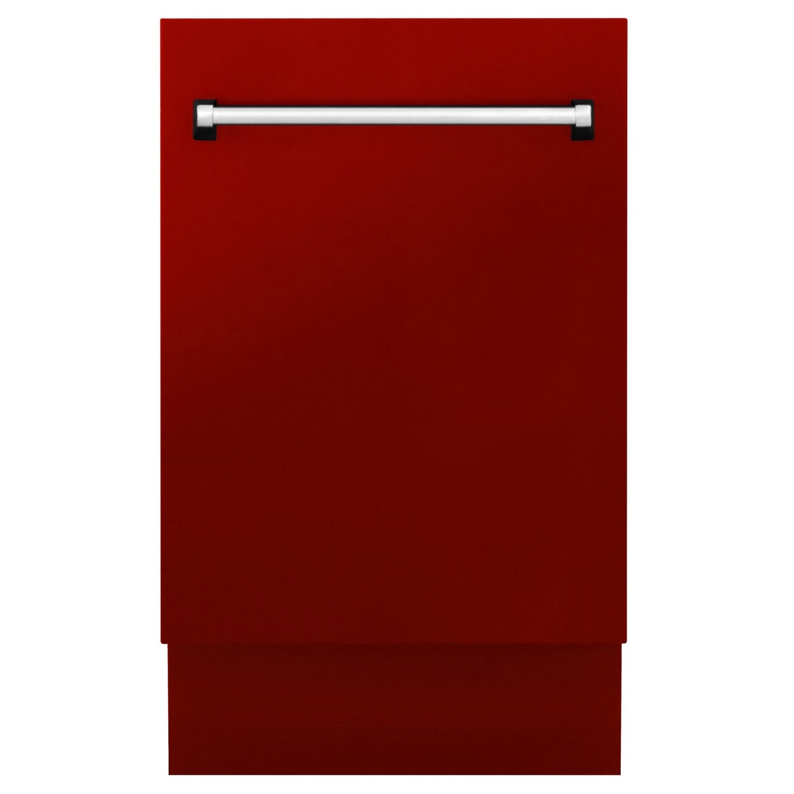 ZLINE 18" Dishwasher, Red Gloss panel, Stainless Tub, DWV-RG-18