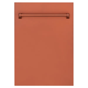 ZLINE 18" Dishwasher with Copper panel, Stainless Tub, DWV-C-18