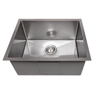 ZLINE 23" Undermount Single Bowl Sink DuraSnow Stainless Steel, SRS-23S