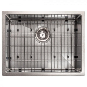 ZLINE 23" Undermount Single Bowl Sink DuraSnow Stainless Steel, SRS-23S