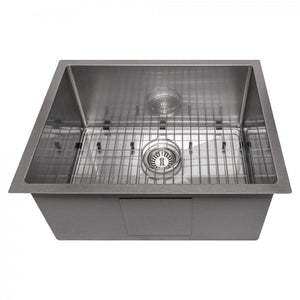 ZLINE 23" Undermount Single Bowl Sink DuraSnow Stainless Steel, SRS-23S