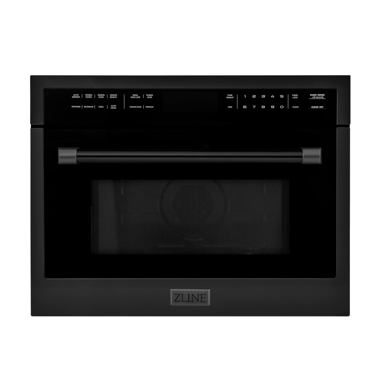ZLINE 24" Convection Microwave, Black Stainless, MWO-24-BS - 24"
