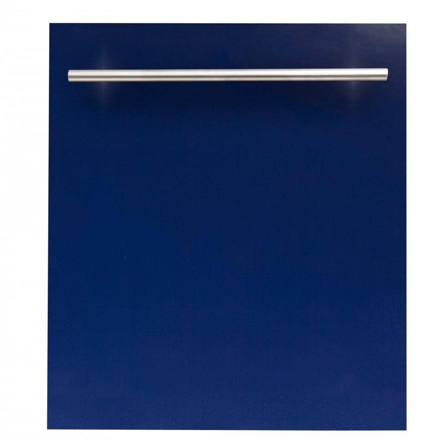 ZLINE 24" Dishwasher in Blue Gloss, Stainless Steel Tub, DW-BG-H-24 - 24"