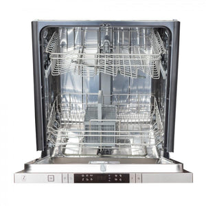 ZLINE 24" Dishwasher in Blue Matte and Traditional Style Handle, DW-BM-24