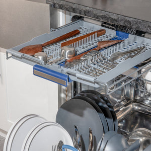 ZLINE 24" Dishwasher in Custom Panel Ready, Stainless Tub, DWV-304-24