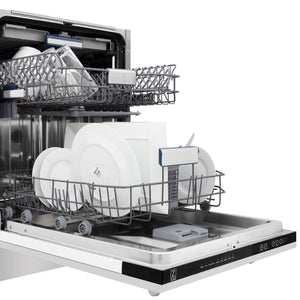 ZLINE 24" Dishwasher in Custom Panel Ready, Stainless Tub, DWV-304-24