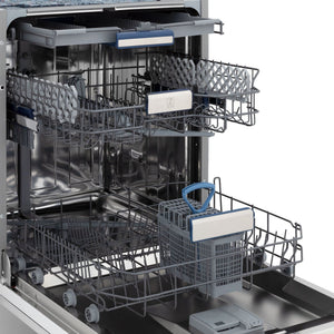 ZLINE 24" Dishwasher in Custom Panel Ready, Stainless Tub, DWV-304-24