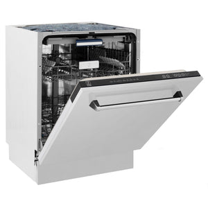 ZLINE 24" Dishwasher in Custom Panel Ready, Stainless Tub, DWV-304-24