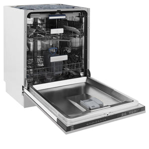 ZLINE 24" Dishwasher in DuraSnow Stainless panel, Stainless Tub, DWV-SN-24