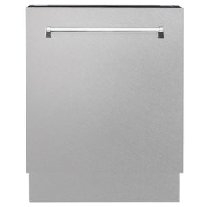 ZLINE 24" Dishwasher in DuraSnow Stainless panel, Stainless Tub, DWV-SN-24