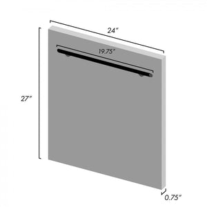 ZLINE 24" Dishwasher in DuraSnow® Stainless, Traditional Handle, DW-SN-H-24