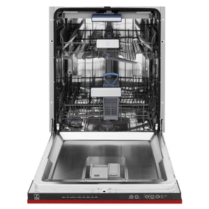 ZLINE 24" Dishwasher in Red Matt panel, Stainless Tub, DWV-RM-24