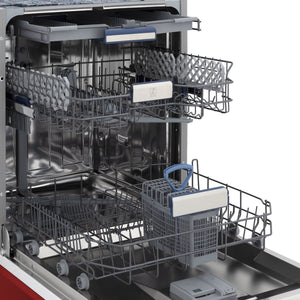 ZLINE 24" Dishwasher in Red Matt panel, Stainless Tub, DWV-RM-24