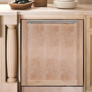 ZLINE 24" Dishwasher in Unfinished Wood with Stainless Steel Tub, DW-UF-H-24