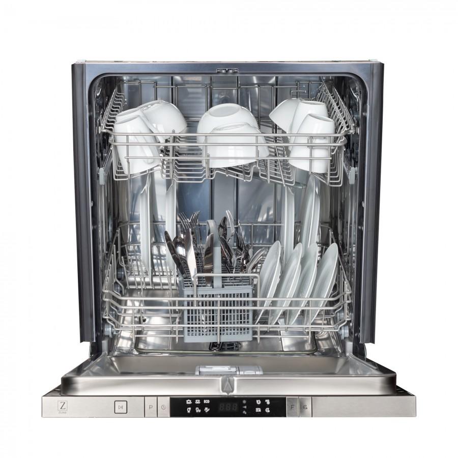 ZLINE 24" Dishwasher in White Matte, Stainless Steel Tub, DW-WM-H-24