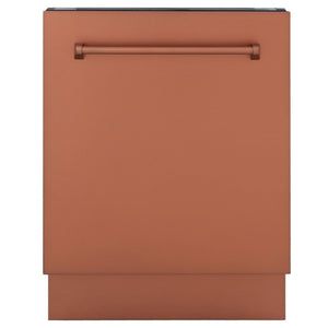 ZLINE 24" Dishwasher with Copper panel, Stainless Tub, DWV-C-24