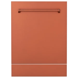 ZLINE 24" Dishwasher with Copper panel, Stainless Tub, DWV-C-24