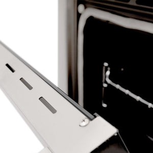 ZLINE 24" Professional Dual Fuel Range in Black Matte, RAS-BLM-24