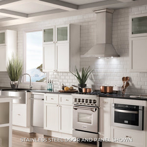 ZLINE 24" Professional Dual Fuel Range in White Matte RAS-WM-24