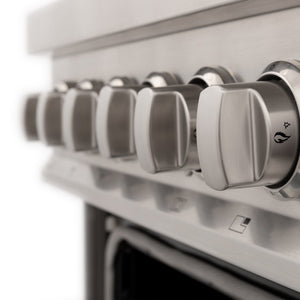 ZLINE 24" Professional Dual Fuel Range in White Matte RAS-WM-24