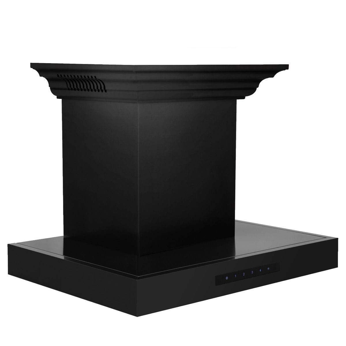 ZLINE 24" Range Hood, Black Stainless, Built-In Speakers, BSKENCRN-BT-24 - 24" / Black