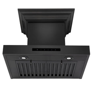 ZLINE 24" Range Hood, Black Stainless, Built-In Speakers, BSKENCRN-BT-24