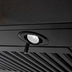 ZLINE 24" Wall Mount Range Hood In Black Stainless Steel, BSKEN-24