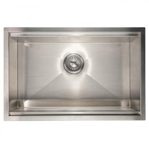 ZLINE 27" Undermount Single Bowl Ledge Sink Stainless Steel, SLS-27
