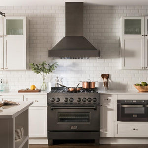 ZLINE 30" Black Stainless Steel Wall Mount Range Hood, BS655N-30