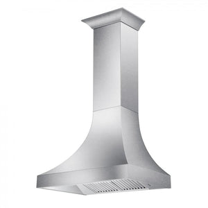 ZLINE 30" Designer Snow Stainless Finish Wall Range Hood, 8632S-30