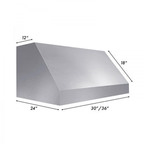 ZLINE 30" DuraSnow Stainless Under Cabinet Range Hood, 8685S-30
