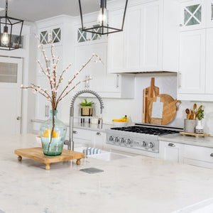 ZLINE 30" Porcelain Rangetop, DuraSnow®, 4 Brass Burners, RTS-BR-30