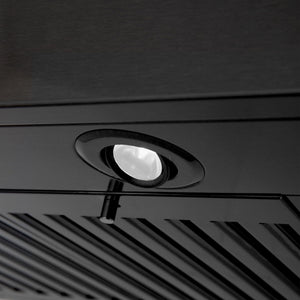 ZLINE 30" Wall Mount Range Hood, Black Stainless Steel, BSKENCRN-30