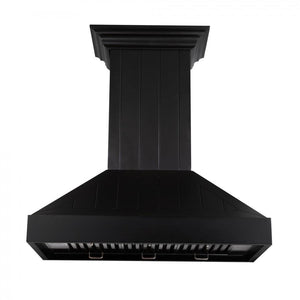 ZLINE 30" Wooden Wall Range Hood in Black - KPCC-30