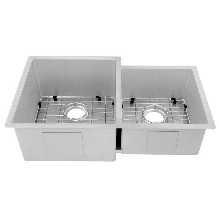 ZLINE 32"  Undermount Double Bowl Sink, Dura Snow Stainless, SRDR-32S