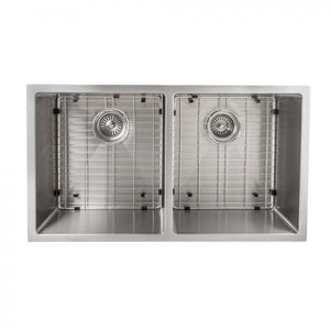 ZLINE 33" Undermount Double Bowl Sink, Stainless Steel, SR50D-33