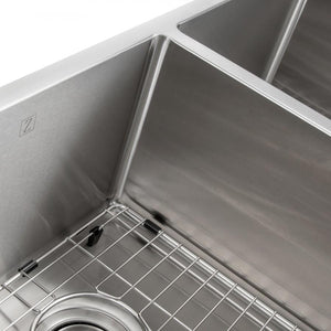 ZLINE 33" Undermount Double Bowl Sink, Stainless Steel, SR50D-33