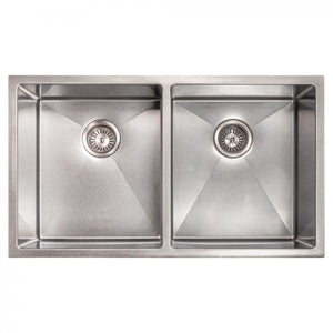 ZLINE 33" Undermount Double Bowl Sink Stainless Steel, SR50D-33S