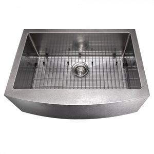 ZLINE 33" Undermount Single Bowl Apron Sink Stainless Steel, SAS-33S