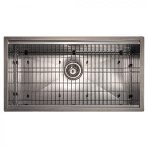 ZLINE 33" Undermount Single Bowl Ledge Sink Stainless Steel, SLS-33S