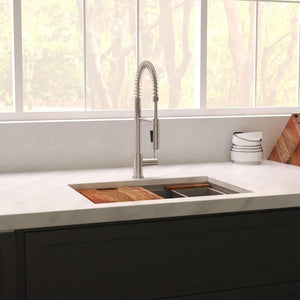 ZLINE 33" Undermount Single Bowl Ledge Sink Stainless Steel, SLS-33S