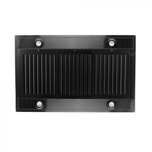 ZLINE 36" Island Mount Range Hood in Black Stainless Steel, BSKE2iN-36