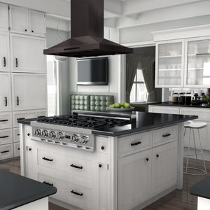 ZLINE 36" Island Range Hood in Black Stainless Steel, BSGL2iN-36