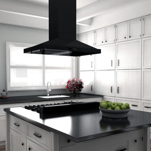 ZLINE 36" Porcelain Rangetop in Black Stainless with 6 Gas Burners, RTB-36