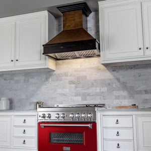 ZLINE 36" Professional Dual Fuel Range, Red Gloss Door, RA-RG-36