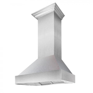 ZLINE 36" Snow Finish Stainless Range Hood with Snow Finish Shell, 8654SN-36
