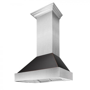 ZLINE 36" Snow Finish Wall Range Hood, Oil Rubbed Shell, 8654ORB-36