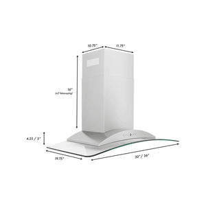 ZLINE 36" Stainless Steel Wall Range Hood KN-36